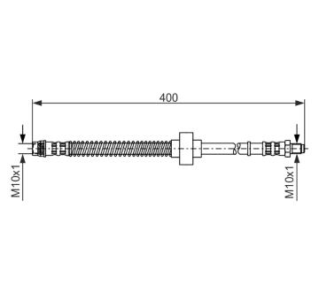Brzdová hadica BOSCH 1 987 476 844