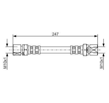 Brzdová hadice BOSCH 1 987 476 875