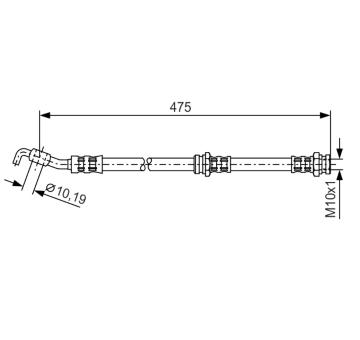 Brzdová hadice BOSCH 1 987 476 902
