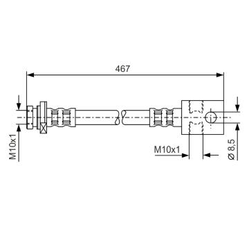 Brzdová hadice BOSCH 1 987 476 903