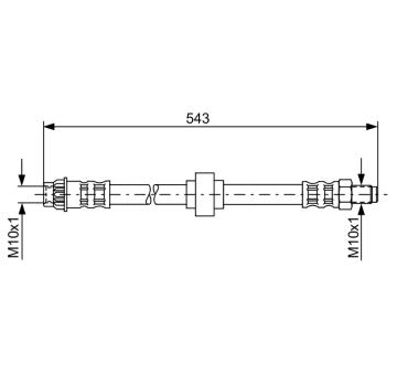 Brzdová hadica BOSCH 1 987 476 916