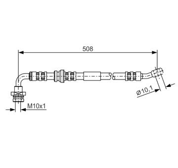Brzdová hadica BOSCH 1 987 476 932