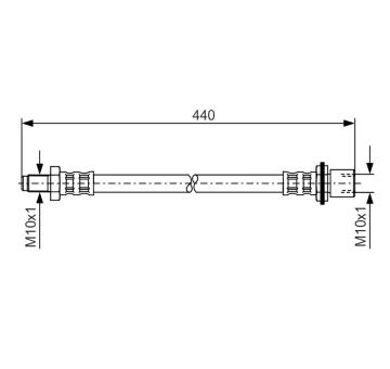 Brzdová hadice BOSCH 1 987 476 940