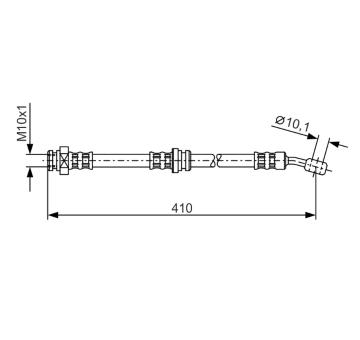 Brzdová hadice BOSCH 1 987 476 961