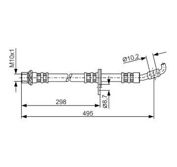 Brzdová hadice BOSCH 1 987 476 963