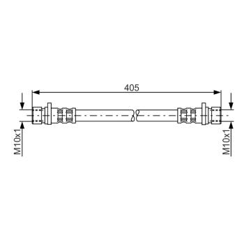 Brzdová hadica BOSCH 1 987 476 980