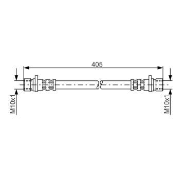Brzdová hadice BOSCH 1 987 476 980