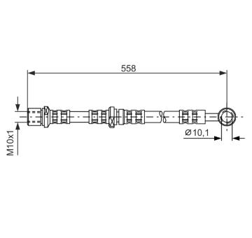 Brzdová hadica BOSCH 1 987 476 982