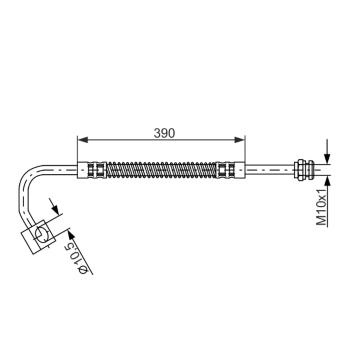 Brzdová hadica BOSCH 1 987 476 984
