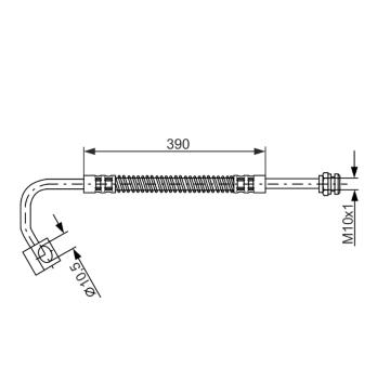 Brzdová hadice BOSCH 1 987 476 984