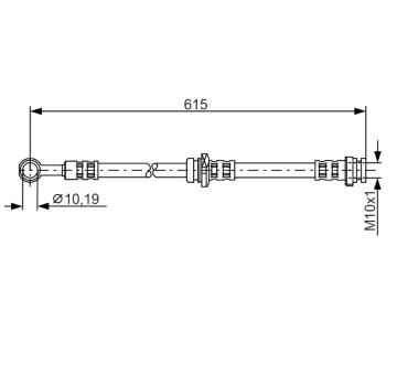 Brzdová hadice BOSCH 1 987 476 997