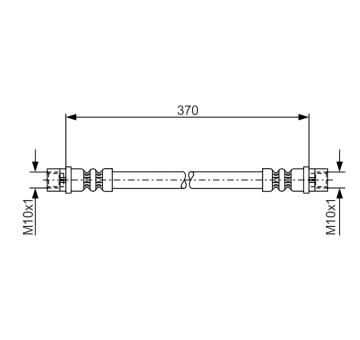 Brzdová hadica BOSCH 1 987 481 003