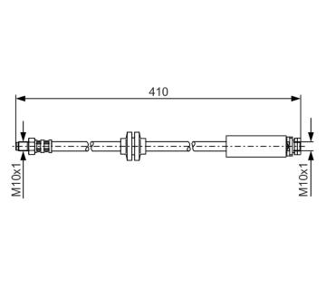 Brzdová hadice BOSCH 1 987 481 022