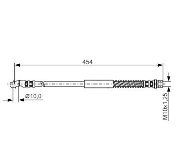 Brzdová hadica BOSCH 1 987 481 029