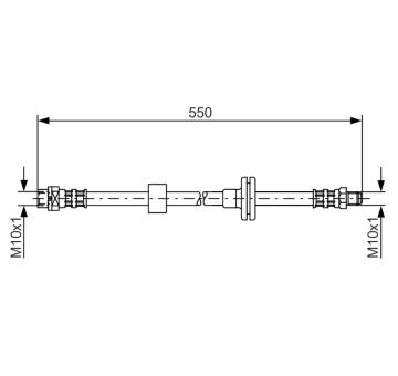 Brzdová hadice BOSCH 1 987 481 056
