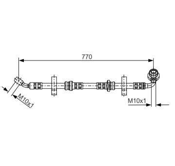 Brzdová hadice BOSCH 1 987 481 071