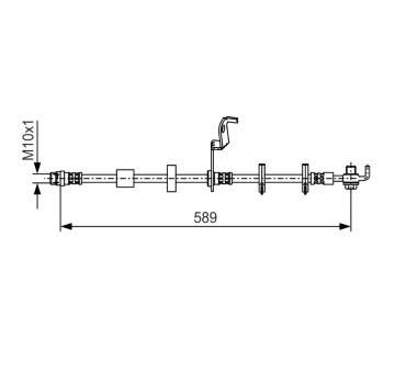 Brzdová hadice BOSCH 1 987 481 102