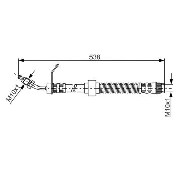 Brzdová hadice BOSCH 1 987 481 151