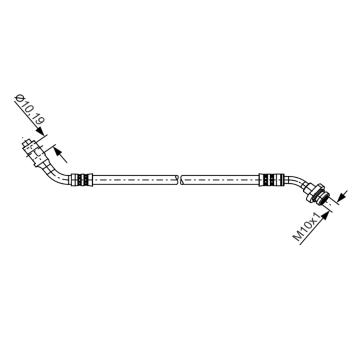 Brzdová hadica BOSCH 1 987 481 227