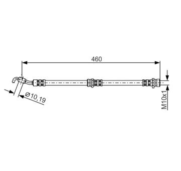 Brzdová hadice BOSCH 1 987 481 288
