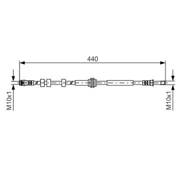 Brzdová hadice BOSCH 1 987 481 430