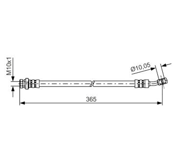 Brzdová hadice BOSCH 1 987 481 456