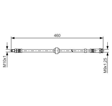 Brzdová hadice BOSCH 1 987 481 465