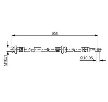 Brzdová hadica BOSCH 1 987 481 476