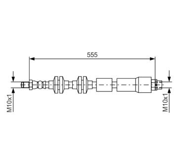 Brzdová hadice BOSCH 1 987 481 569
