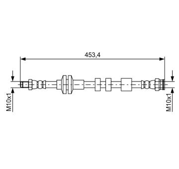 Brzdová hadice BOSCH 1 987 481 574