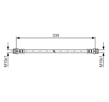 Brzdová hadice BOSCH 1 987 481 578