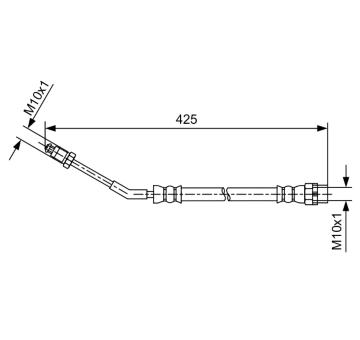 Brzdová hadice BOSCH 1 987 481 579