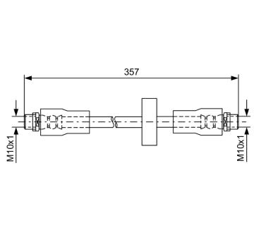 Brzdová hadica BOSCH 1 987 481 591