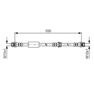 Brzdová hadica BOSCH 1 987 481 593