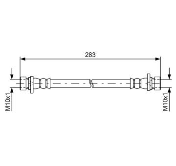 Brzdová hadica BOSCH 1 987 481 620