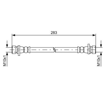 Brzdová hadice BOSCH 1 987 481 620