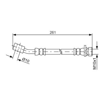 Brzdová hadice BOSCH 1 987 481 621