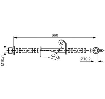 Brzdová hadice BOSCH 1 987 481 641