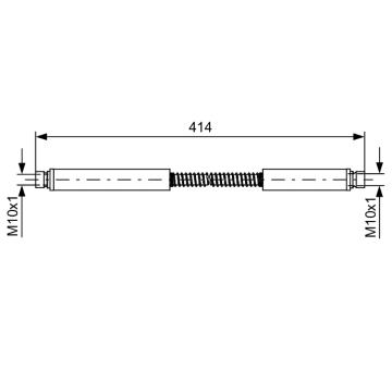 Brzdová hadice BOSCH 1 987 481 646