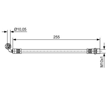 Brzdová hadica BOSCH 1 987 481 647