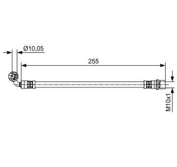 Brzdová hadice BOSCH 1 987 481 647