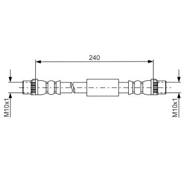 Brzdová hadice BOSCH 1 987 481 666