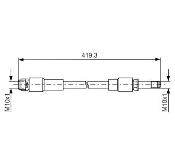 Brzdová hadica BOSCH 1 987 481 674