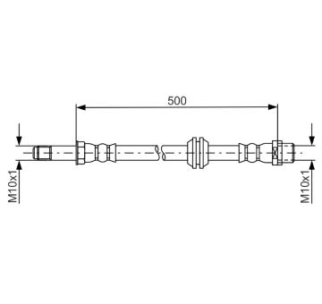 Brzdová hadice BOSCH 1 987 481 676
