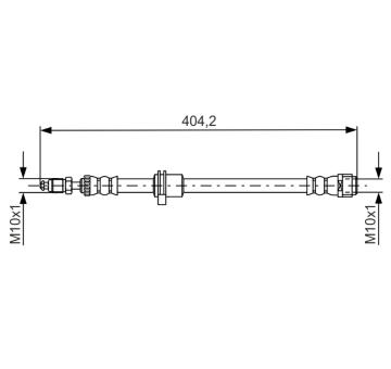 Brzdová hadica BOSCH 1 987 481 679