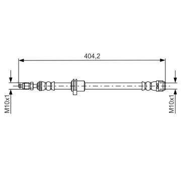 Brzdová hadice BOSCH 1 987 481 679