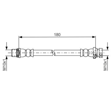 Brzdová hadice BOSCH 1 987 481 682