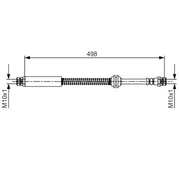 Brzdová hadice BOSCH 1 987 481 711