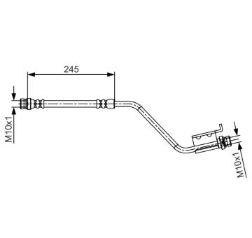 Brzdová hadice BOSCH 1 987 481 717