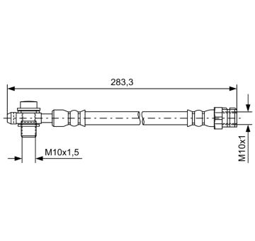 Brzdová hadica BOSCH 1 987 481 736